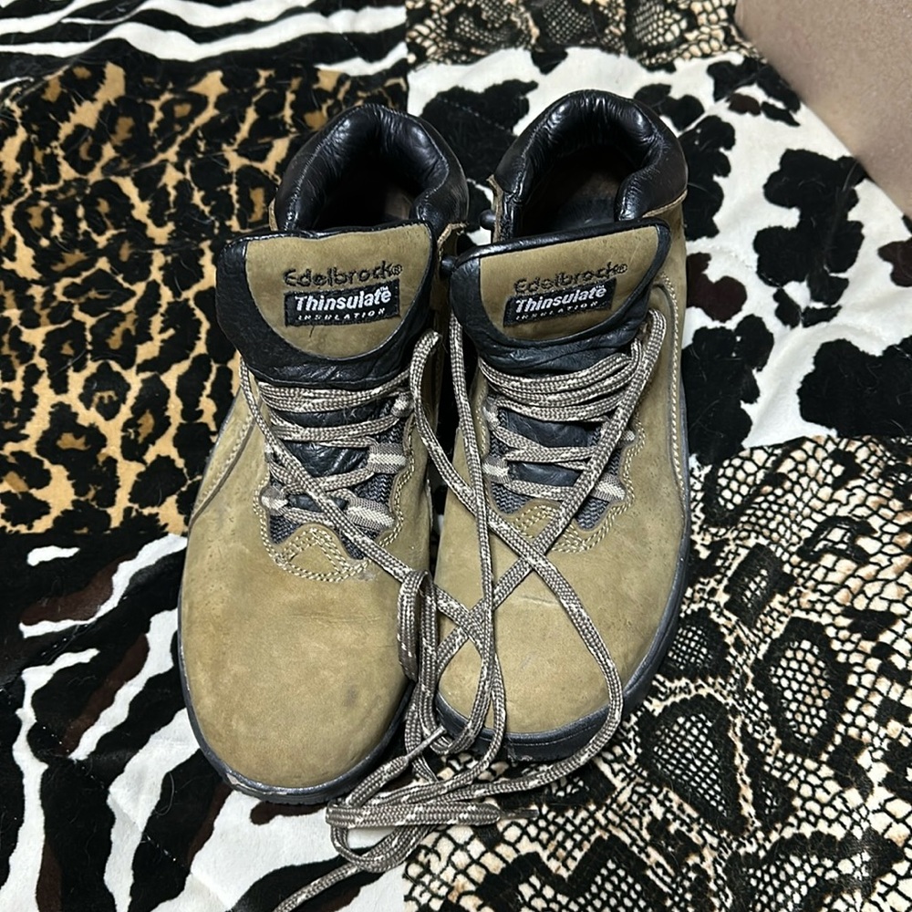 Edelbrock Aislante steel toe work boots